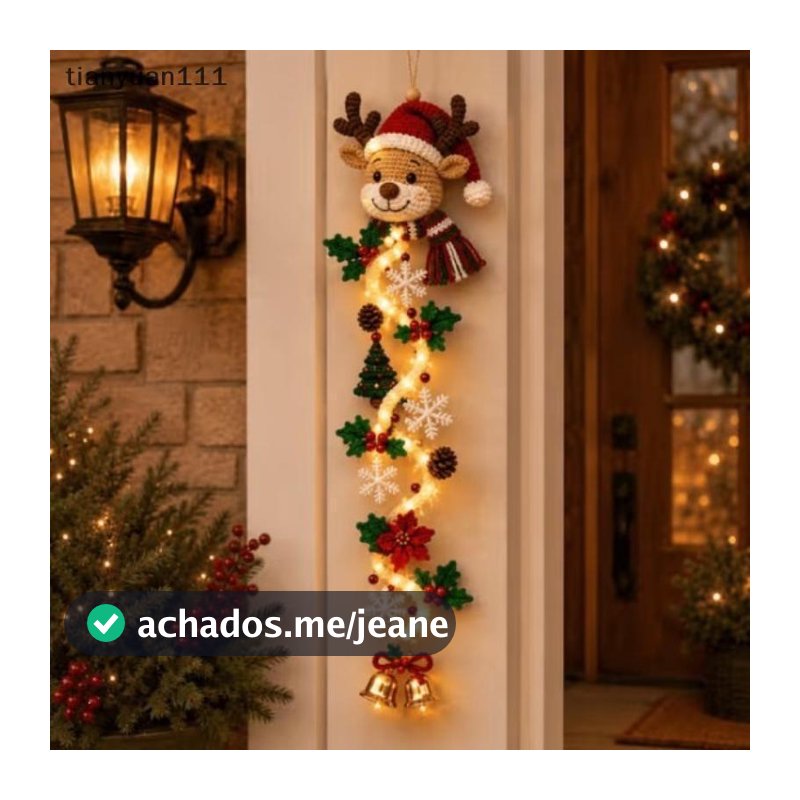 tianyuan111 Natal Brilhante Porta Cabide Ornamento Presente Criativo Para O Artesanal Casa Decoração Da Árvore De Festa