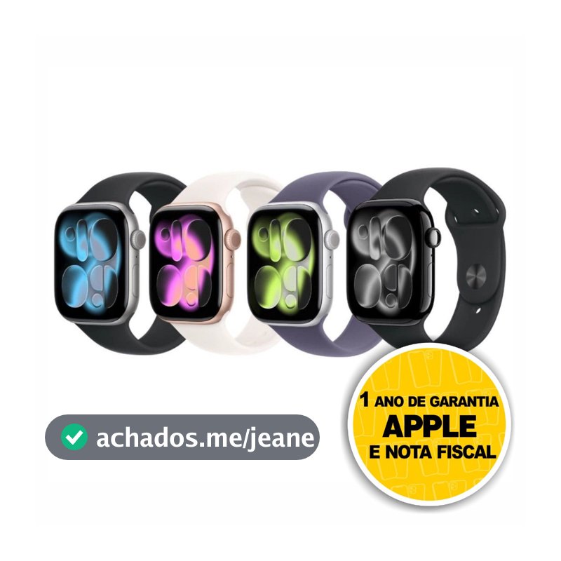 Relógio Apple Watch Series 11 GPS 42mm 46mm S11 Lançamento 1 Ano Garantia com Nota Fiscal