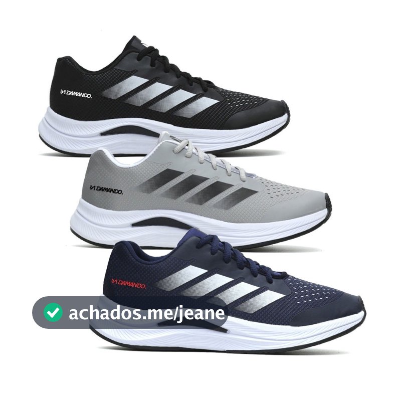 Kit 3 Pares Tênis Masculino Leve Confortável Cross Fit Lazer Corrida Caminhada