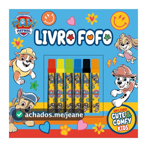 Patrulha Canina - Livro Fofo - Cute e Comfy Kids