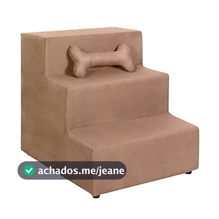 Escada Escadinha Para Pet 3 Degraus Gato e Cachorro