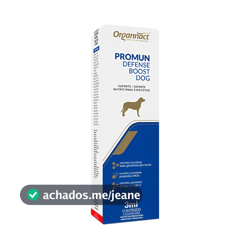 Suplemento Promun Defense Boost Dog Organnact 3ml