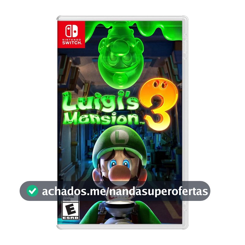 Luigi's Mansion 3 Switch Midia Fisica