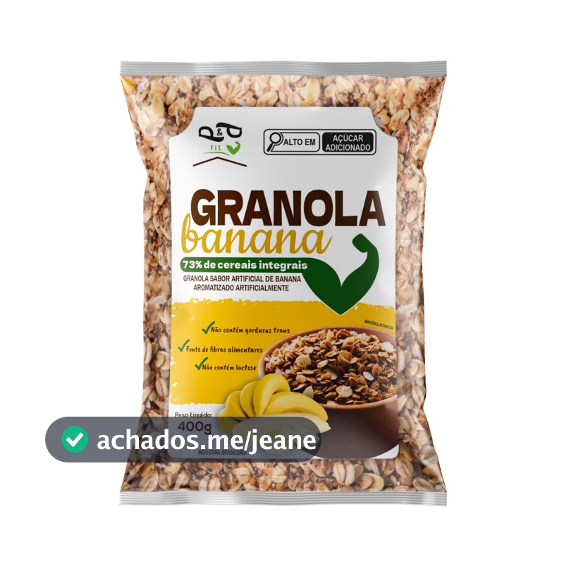 Granola Crocante Sabor Banana 400g