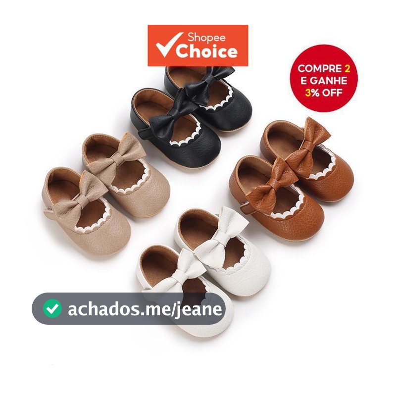 Sapatos De Sola Macia Para Menina Com Laço Fofo – Adoráveis Infantis De Princesa Meninas