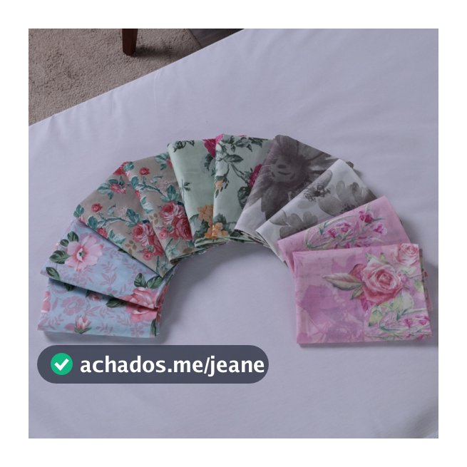Kit com 20 Fronhas Estampadas 100% Poliéster Tecido Premium Enviamos em Pares