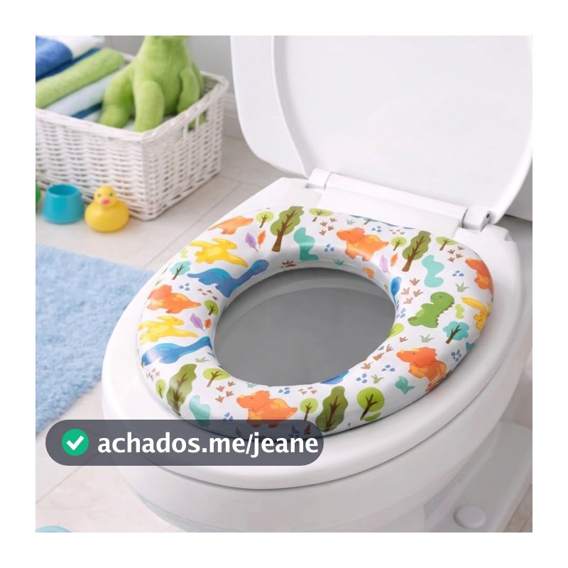 Assento Redutor Almofadado Sanitário Privada Infantil Menino Menina