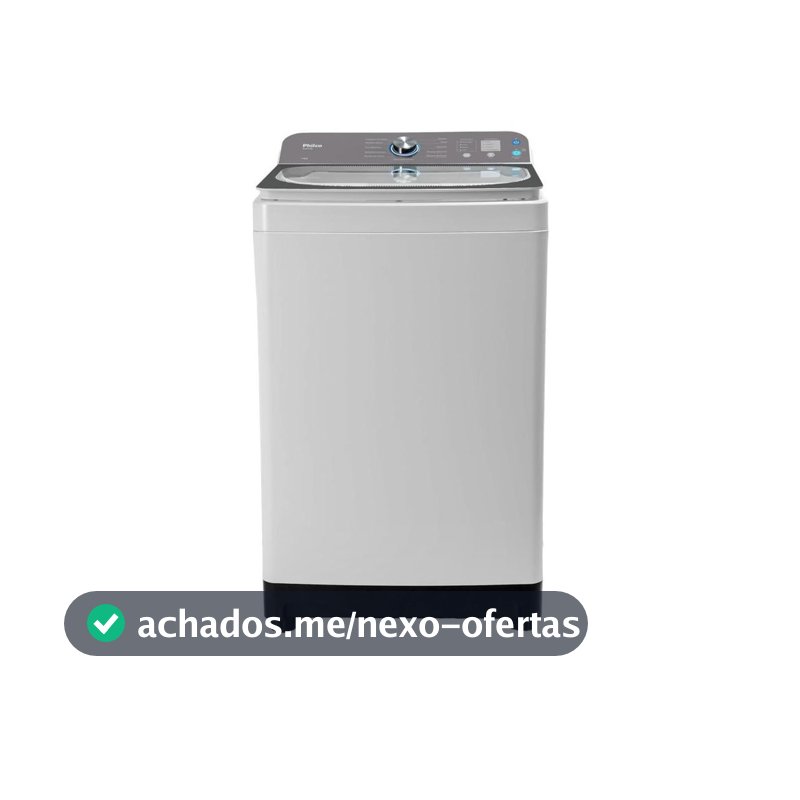Máquina de Lavar 14 Kg Philco 12 Programas de Lavagem PLR14A