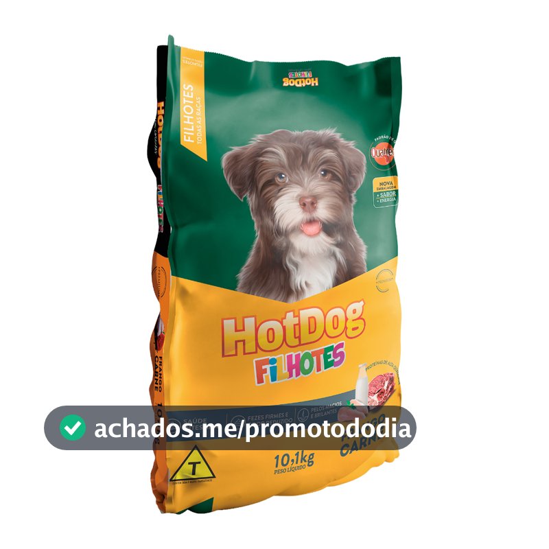 Ração Hot Dog Filhote sem Corantes 10,1 kg