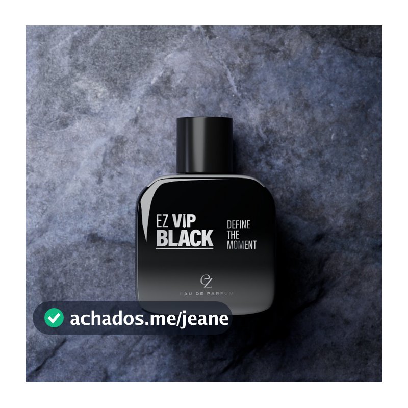 EZ Vip Black - Eau de Parfum 100ml LANÇAMENTO EXCLUSIVO