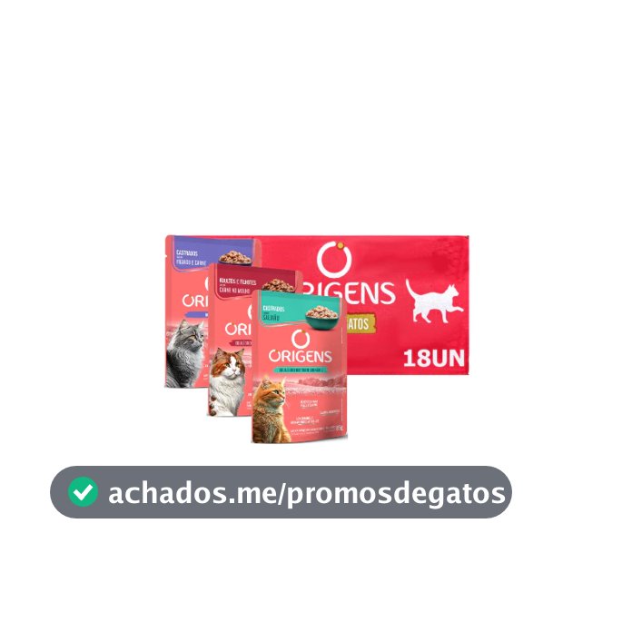 Origens Sachê Gato 85g Caixa Com 18 Unidades