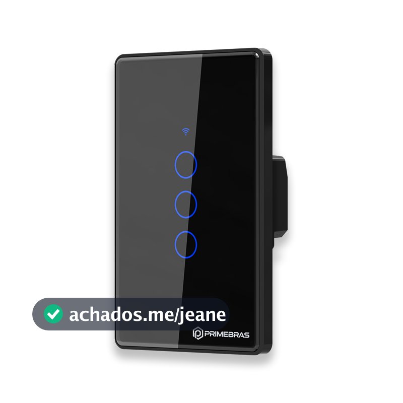 Interruptor Inteligente Wi-Fi 1 2 3 Botões Primebras 110v 220v