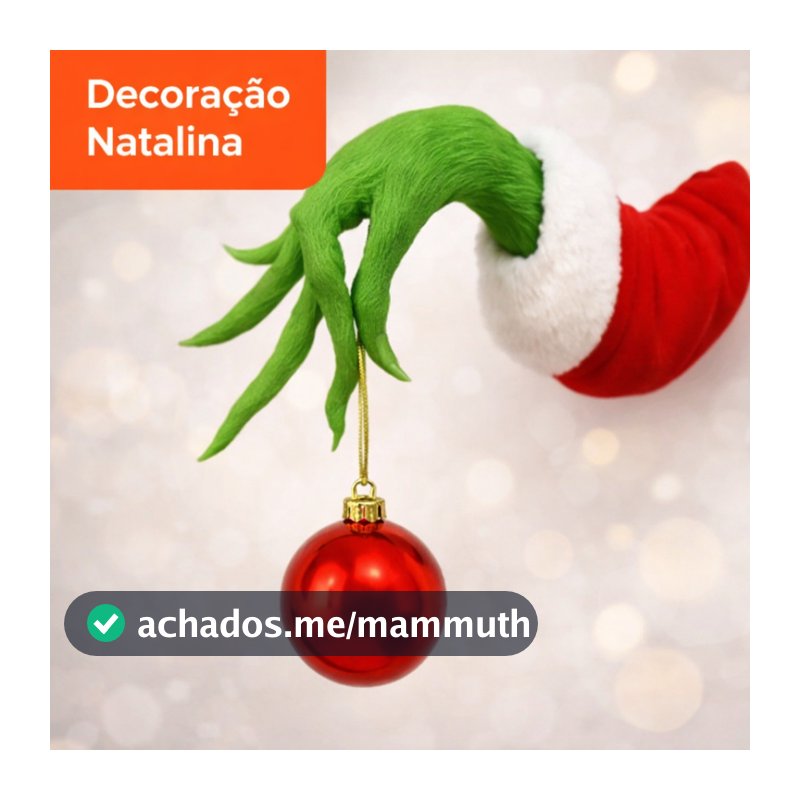 Mão do Grinch Decorativa – Enfeite Natalino Criativo