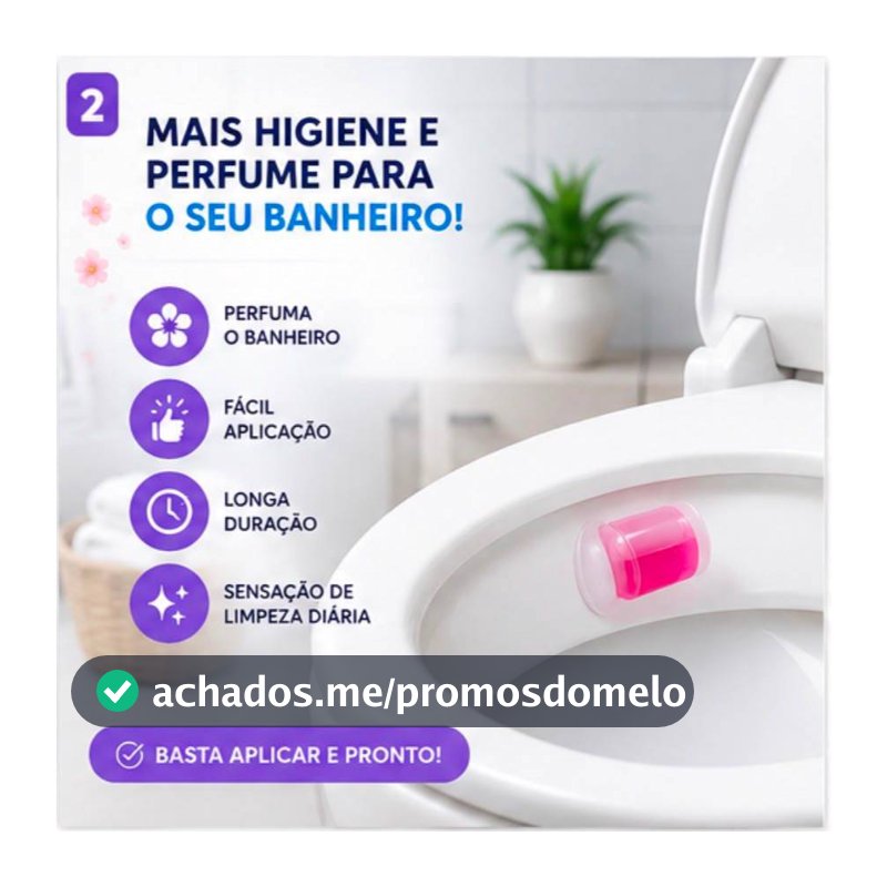 Gel Perfumado para Vaso Sanitário Aplicador Individual Aromático Longa Duração Kit Cores Sortidas