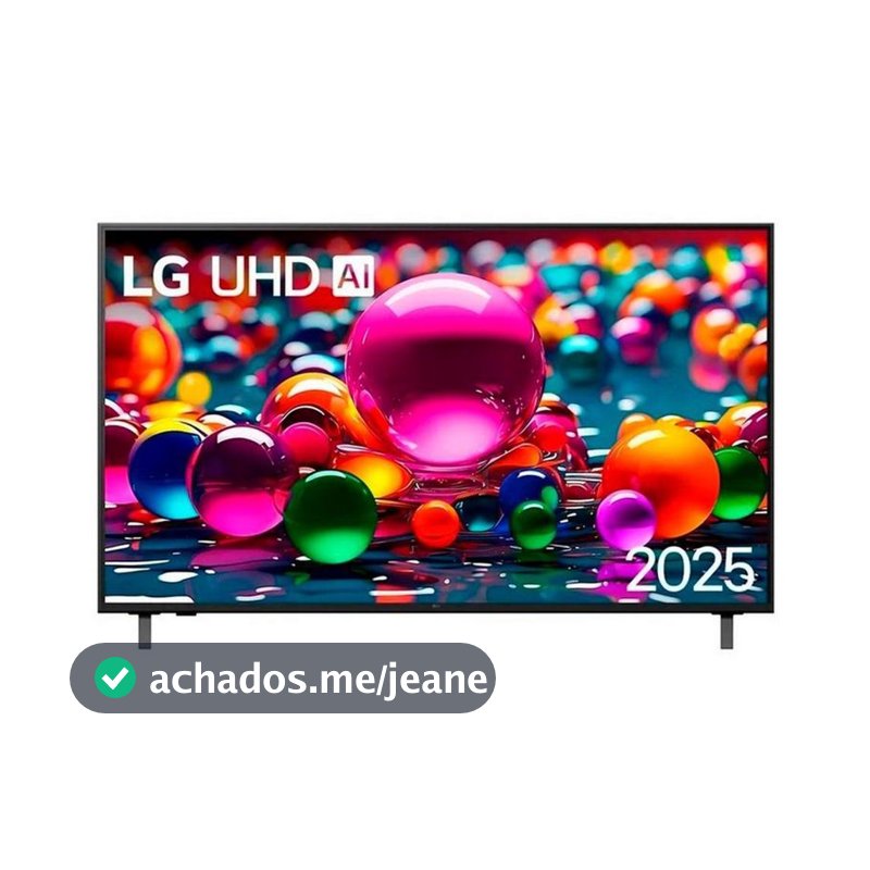 Smart TV LG 50" LED, 4K UHD, Smart Pro, webOS 24 - 50AU801C0SA.BWZ