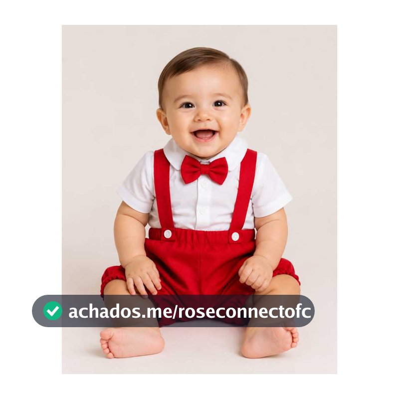 Conjunto Bebê Menino Jardineira Camisa Social Gravata Estilo Francês Luxo Algodão