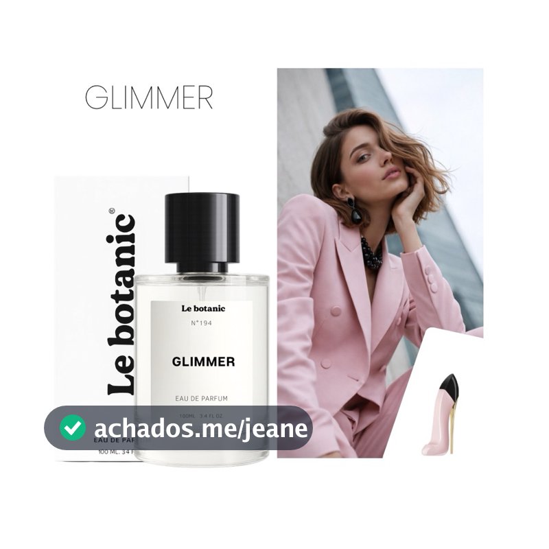Perfume Glimmer - Le botanic -  Alta Fixação