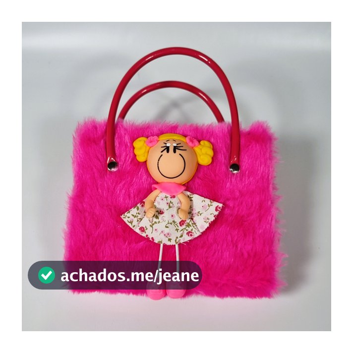 Bíblia Edição Promessas Boneca Capa Pelúcia tipo Bolsa