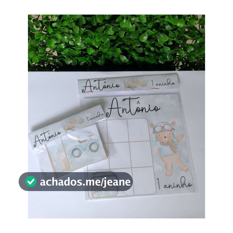 Jogo da memória + Jogo da velha PERSONALIZADO - (PRODUZIDO NO PAPEL OFFSET FOSCO 180G) LEIA A DESCRIÇÃO
