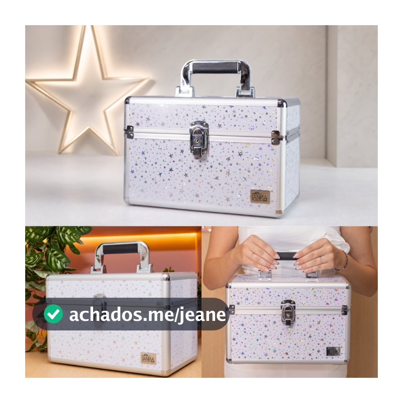 Maleta De Maquiagem Profissional Anna Make R210 Vazia