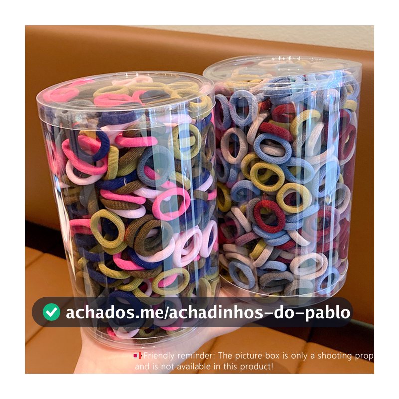 Crianças Faixas De Cabelo Conjunto Macio Elástico Sem Emaranhado Suave Rabo De Cavalo Laços Para Meninas Uso Diário 100