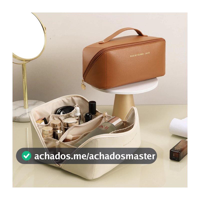 Necessaire Organizador Cosmético Maquiagem Feminino Para Viagem Em Alto Qualidade
