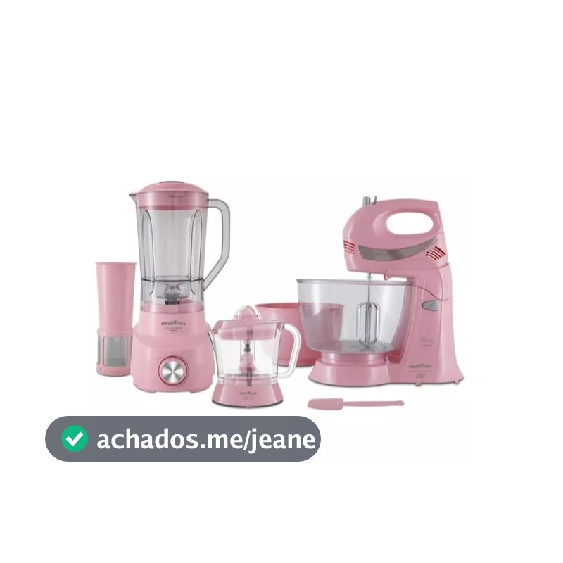 Conjunto Cozinha Britânia BKT51R Rosa 127V
