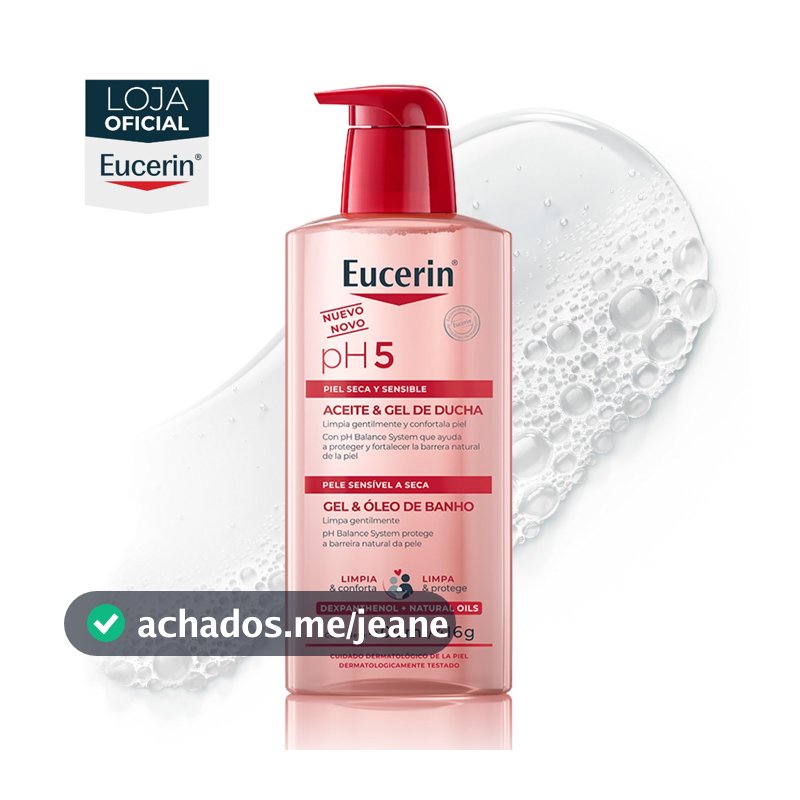 EUCERIN PH5 GEL E ÓLEO DE BANHO 400ML