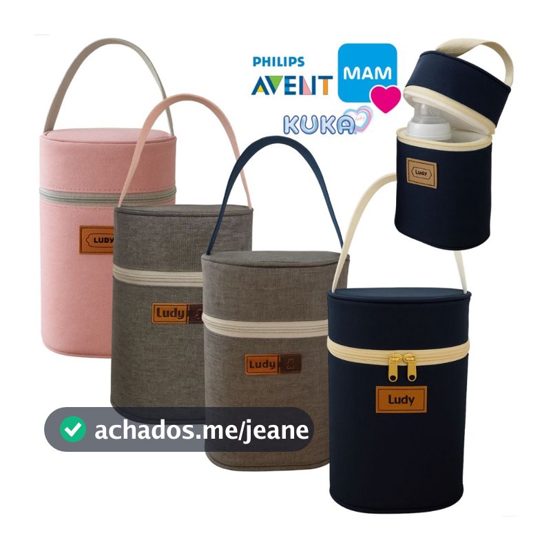 Porta Mamadeira Com Isopor Removível Para Limpeza Bolsa Maternidade Térmico Compatível Com Mam Avent Kuka Térmico