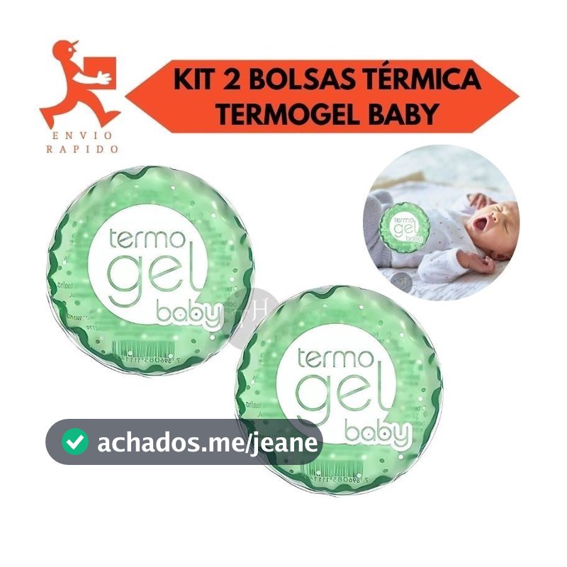 Kit 2 Bolsas Termo Gel Baby Compressa Térmica Quente Fria Alivio de Dor Para Bebês Crianças Recém Nascidos
