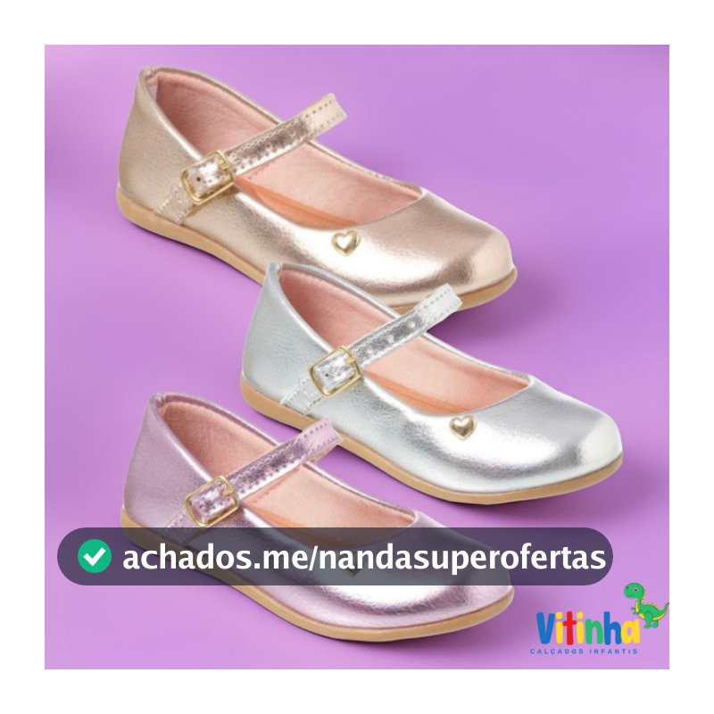 Sapatilha Infantil Bebê Menina Feminina Boneca Barato Promoção