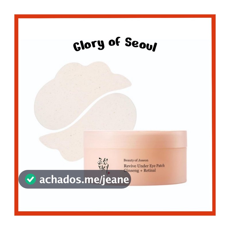 [NEW] Beauty of Joseon Revive Under Eye Patch, 60 Sheets (30 Pairs)