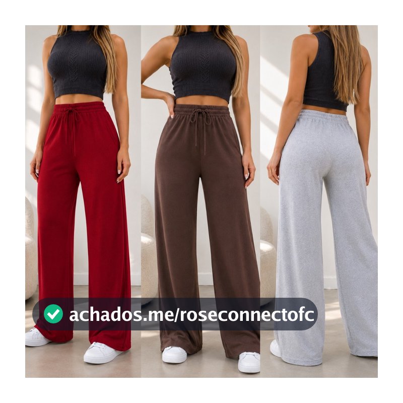 Calça Feminina Cintura alta Básico sem bolso wed lag