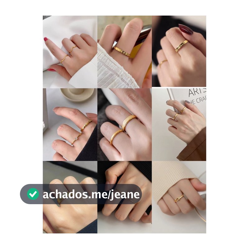 Anel de aço de titânio não desbotado feminino ins nicho Design anel liso anel de dedo indicador estilo legal coleção de
