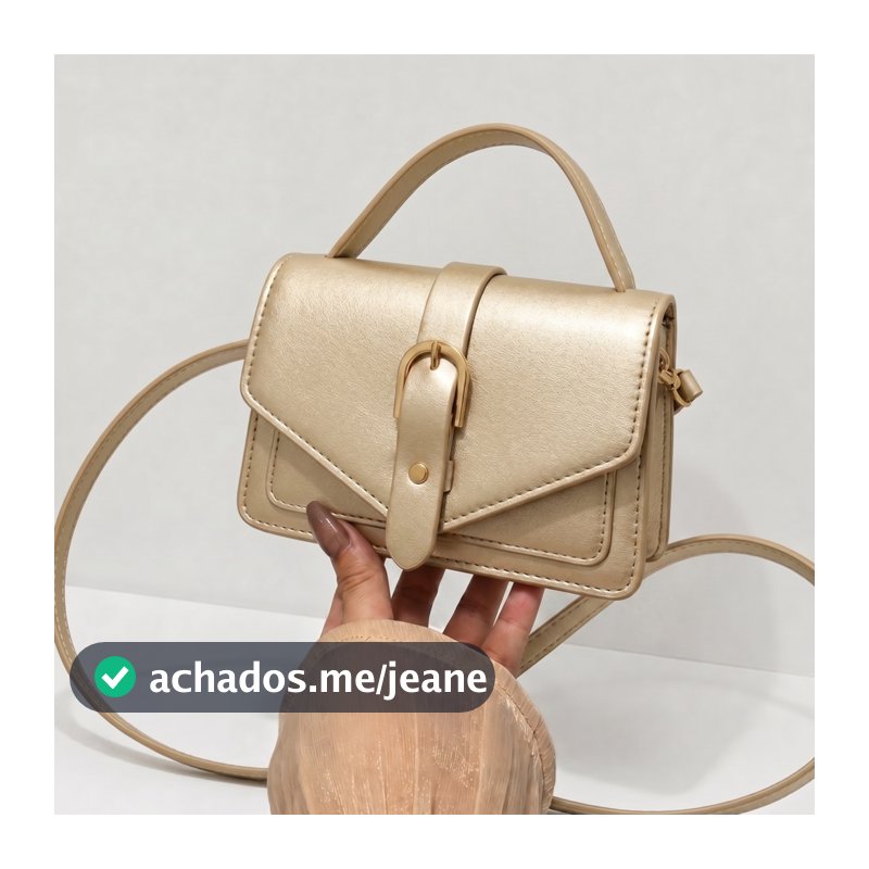 Bolsa Feminina Transversal e Mão Alça Removível Luxo Elegante Amanda Brazil