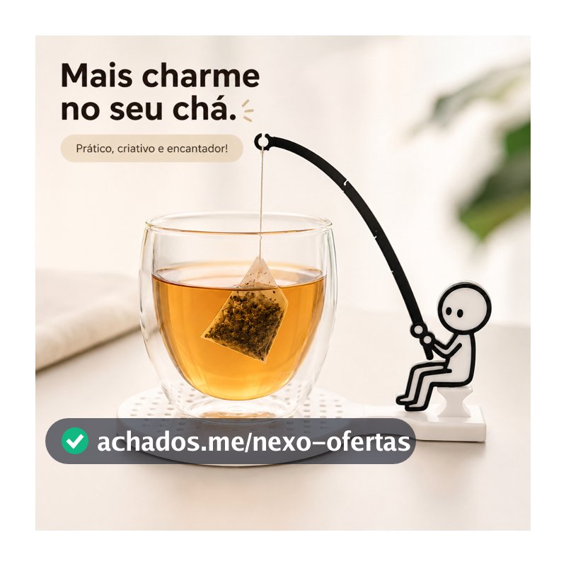 Suporte Para Sachê de Chá Porta Chá Caneca Presente Criativo Decoração