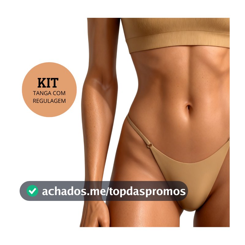 Kit Calcinha Corte A Laser Com Regulagem Tanga Sem Costura Fio Dental Poliamida Não Marca Lingerie