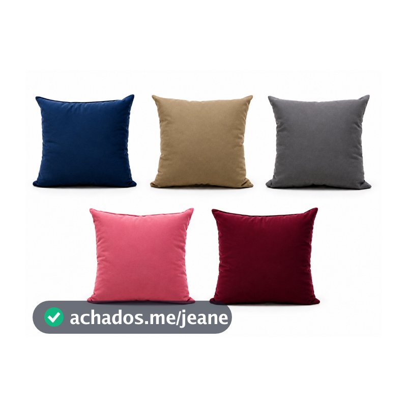 Kits Almofadas Cheias em Suede  40x40cm Decorativas Sala Quarto Sofá