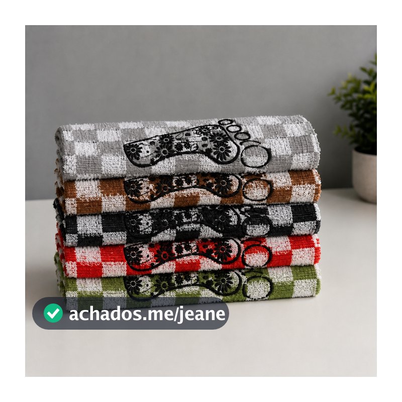 Kit 5 Tapete De Banheiro Grande 5 Unidades Tapete de Piso Atoalhado Pezinho Cores Vivas