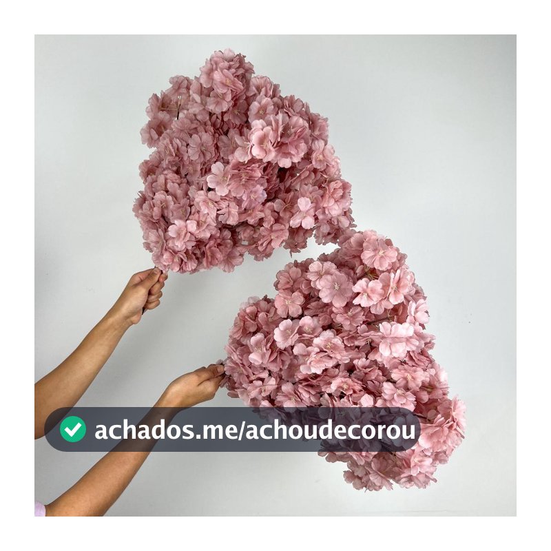 10 a 40 Flores 45cm Flor Cerejeira artificial Decoração Casa - A-520 ROSE