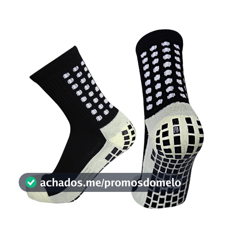 Meias Esportivas De Algodão De Boa Qualidade Para Futebol Sem Deslizamento