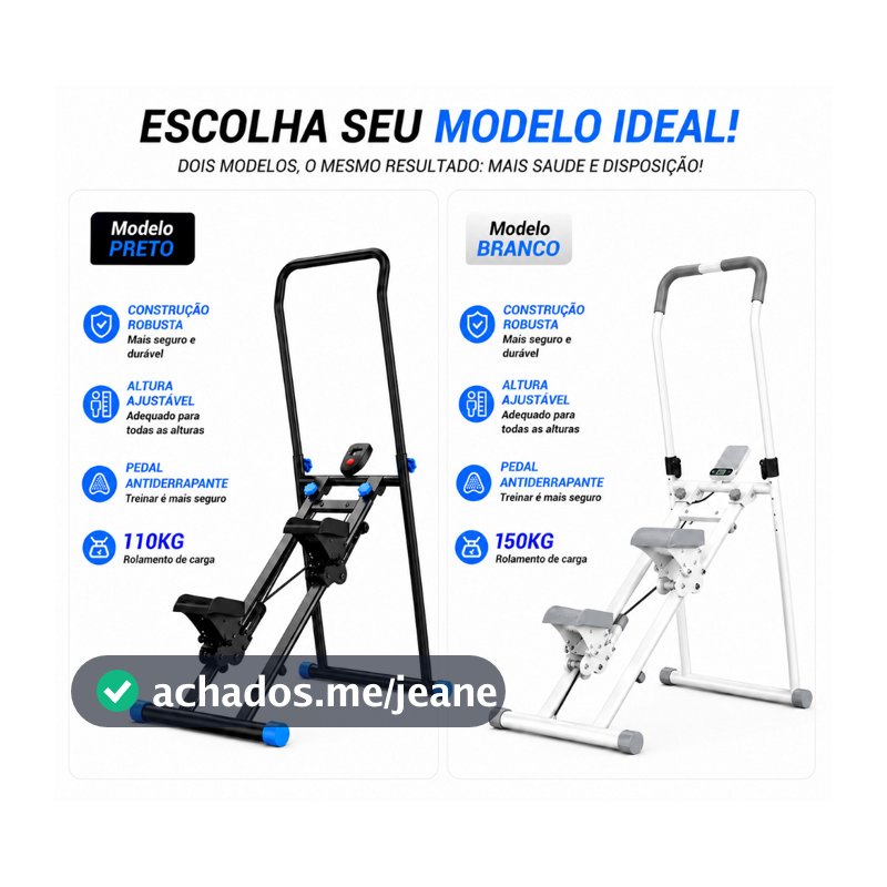 Simulador De escada e Caminhada para casa Dobrável suportar 150KG
