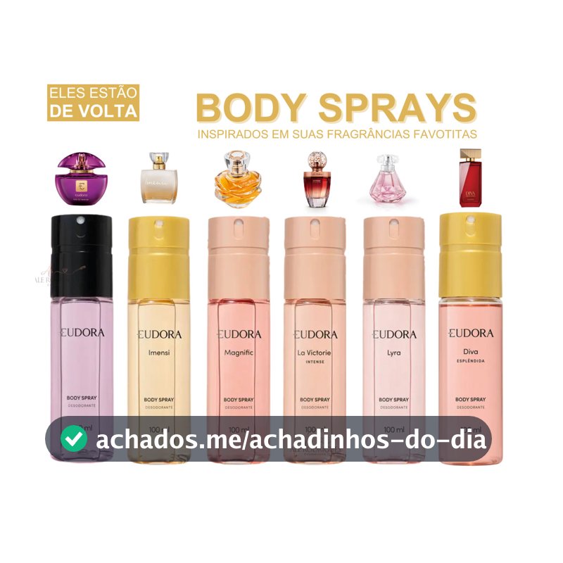 Body Sprays Eudora  Feminino 100ml