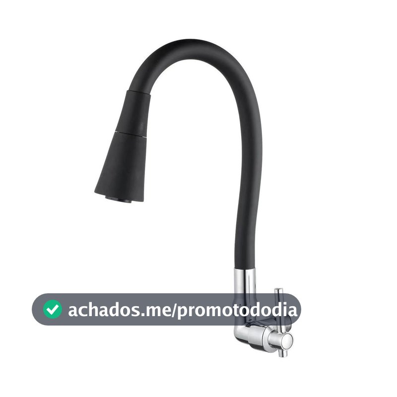 Quatro Modelos Inox Prata Torneira com chuveiro com rotação de 360° Cozinha Luxo Parede Promoção