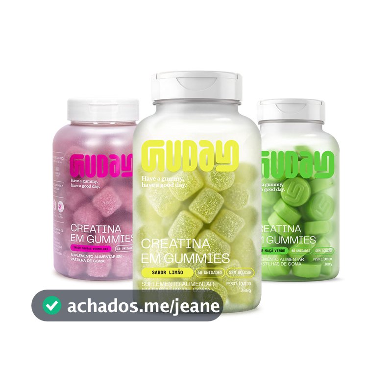 Guday Creatina em Gummy - 60 unidades