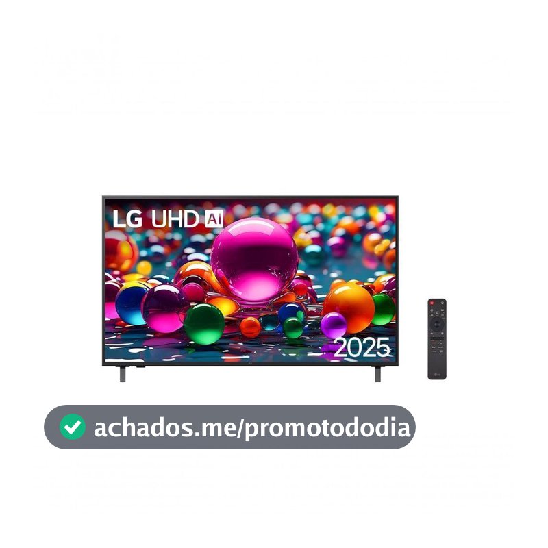 Smart LG UHD AI 4K UA85 de 60 Polegadas 2025 Bivolt