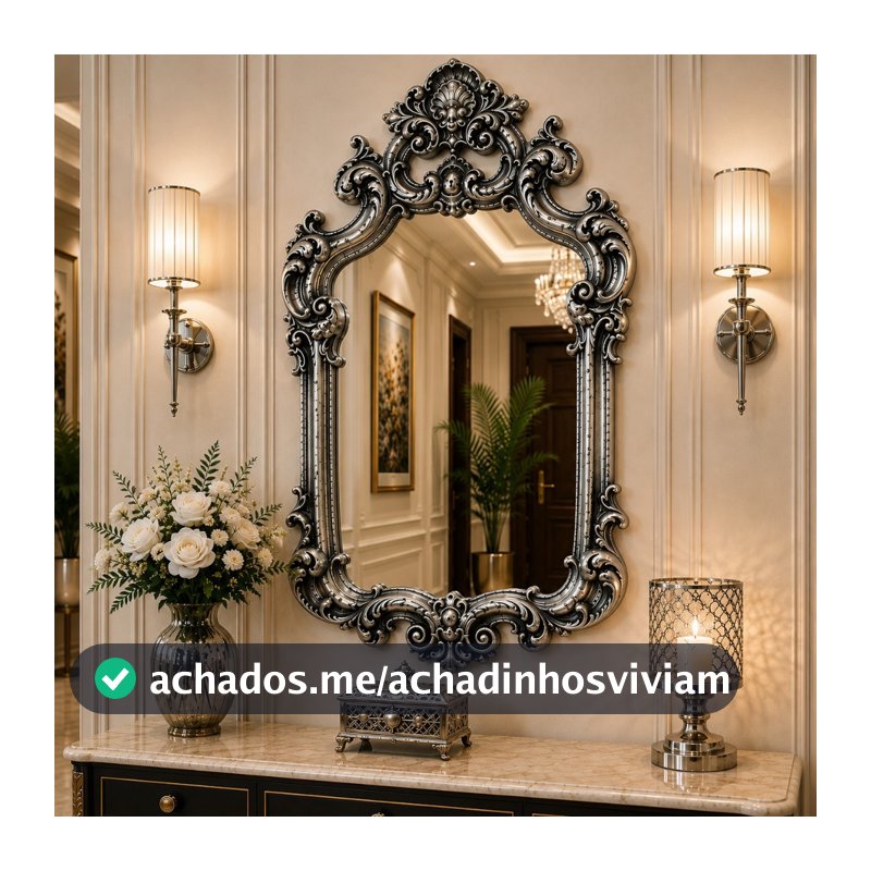 Espelho Provençal Blogueiras Decoração Antiga Retrô