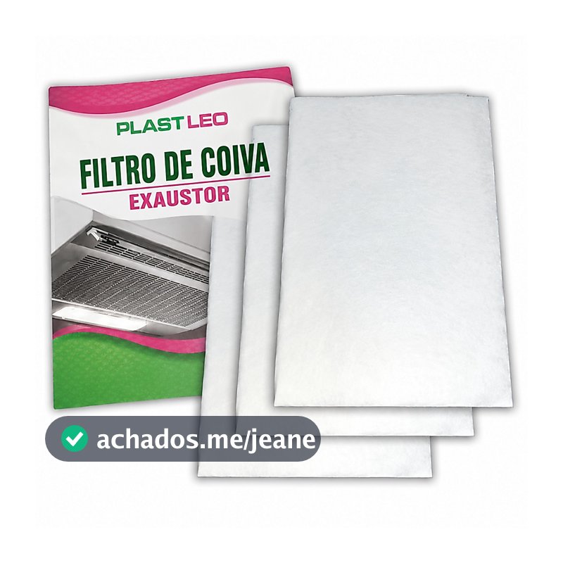 Filtro Para Coifa e Exaustor Depurador Manta Retém Gordura Cozinha Lanchonete