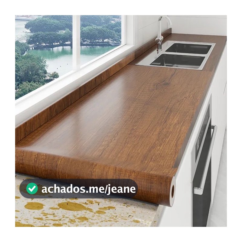 Adesivos 12M60CM de cozinha Resistente a Agua/Óleo/Fogo MEDIDAS LEIA A DESCRIÇÃO