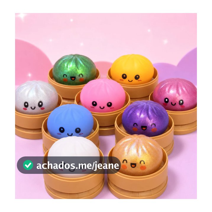 Squishy Brinquedo Surpresa Antiestresse Bolinho Fofinho Macio Para Apertar